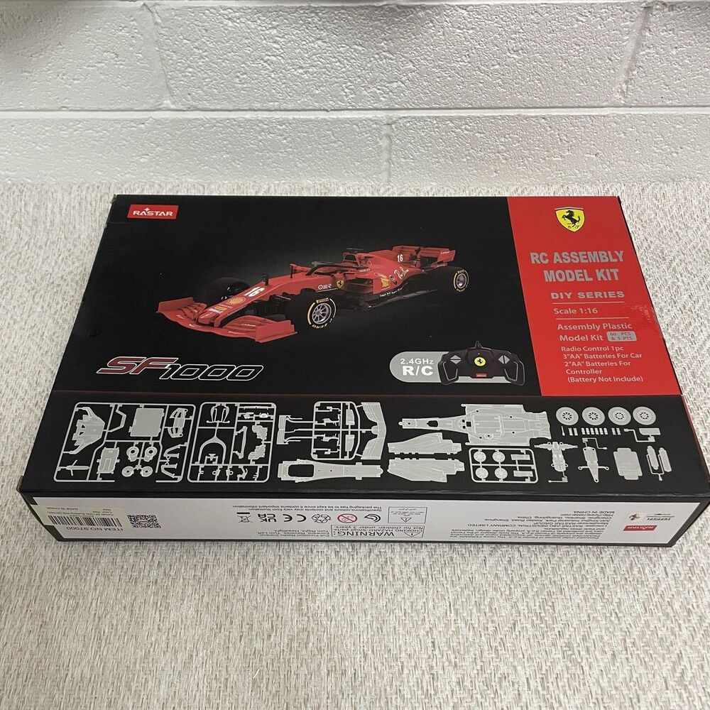 RASTAR Ferrari F1 SF1000 Model Kit Remote Control RC Car 1:16